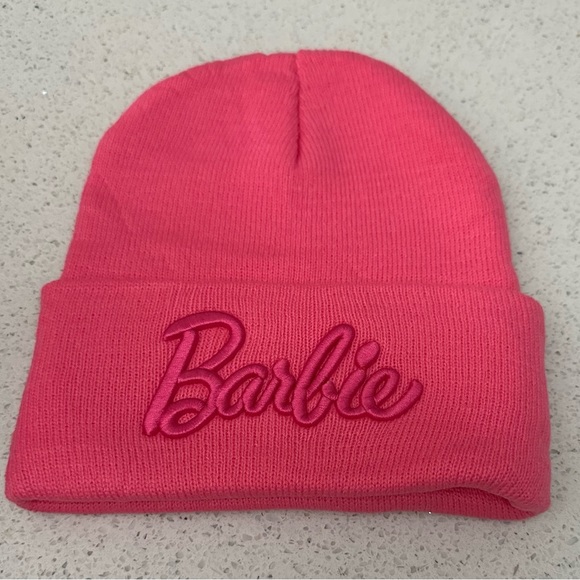 Barbie beanie hat new adult size pink - Picture 1 of 1